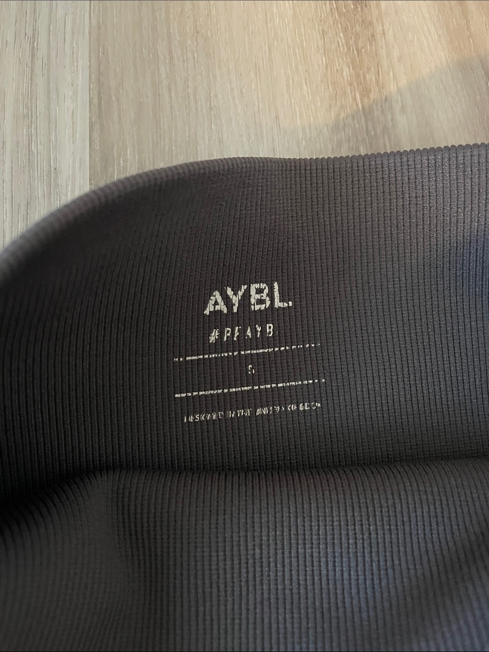 AYBL High-Waist Athletic Shorts in grey - Picture 3 of 4